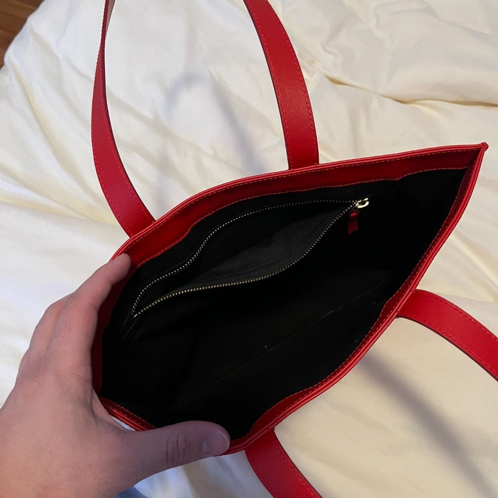 Comme des Garçons Red Huge Logo Tote - Picture 6 of 6